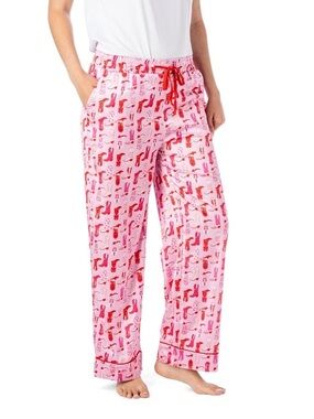 NWT! Hello Mello “Bootie Sleep” Satin PJ Pant, S/M (4-8)